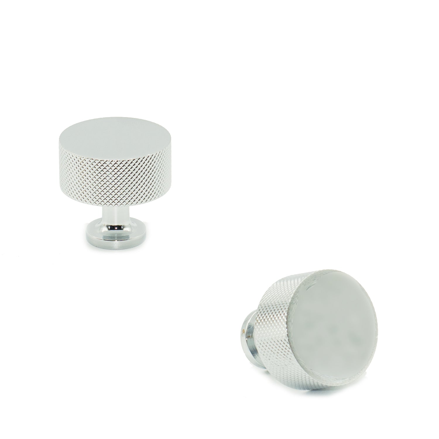 ART260 Polished Chrome Knurled Cabinet Knob