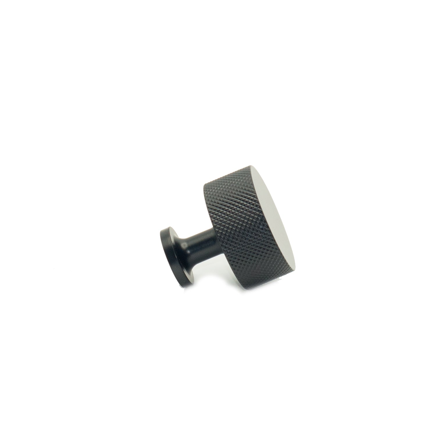 ART260 Matt Black Knurled Cabinet Knob