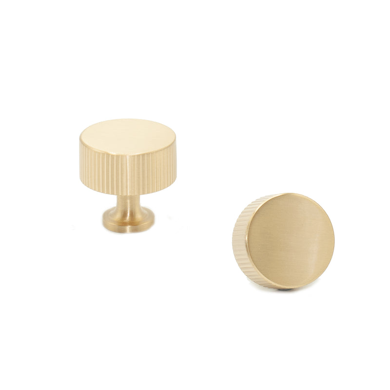 ART261 Satin Brass Linear Cabinet Knob