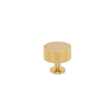 ART260 Satin Brass Knurled Cabinet Knob