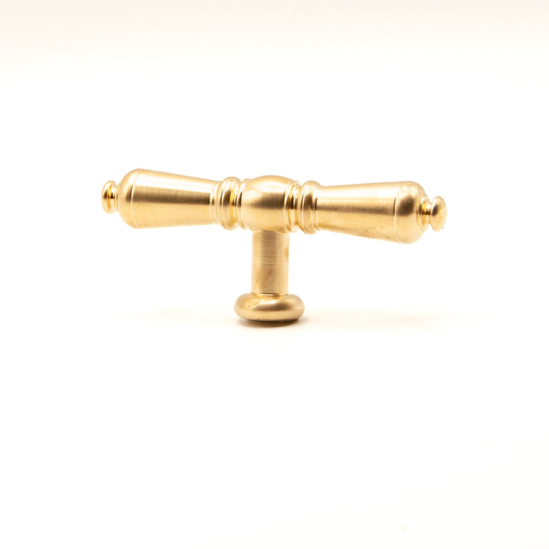 Languedoc Cabinet Knob Satin Brass