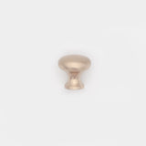 Plain Button Cabinet Knob Satin Brass