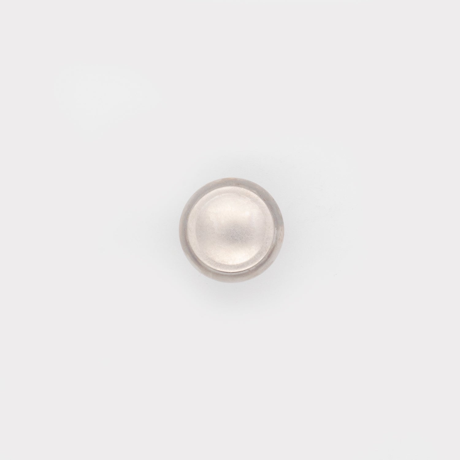 Decorative Button Cabinet Knob Satin Nickel