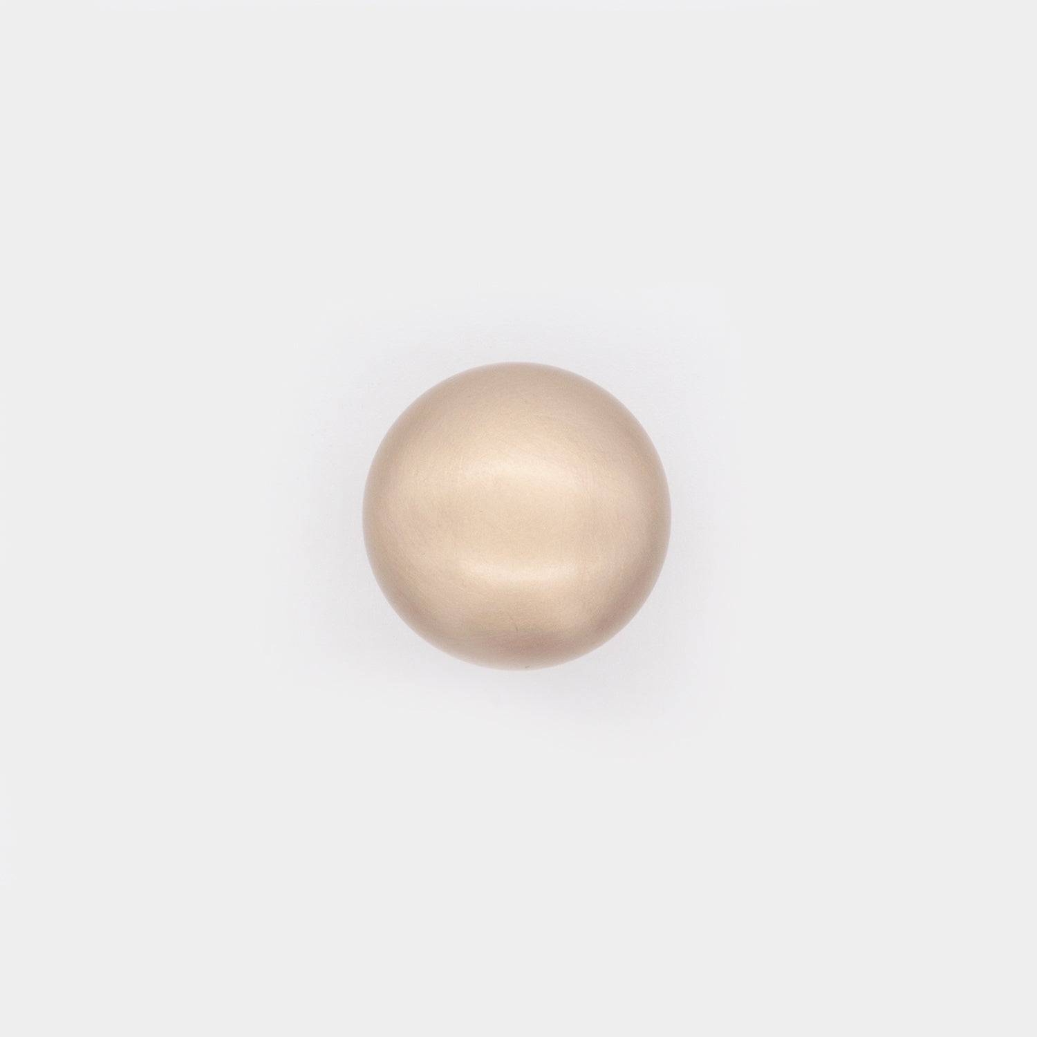 Plain Button Cabinet Knob Satin Brass