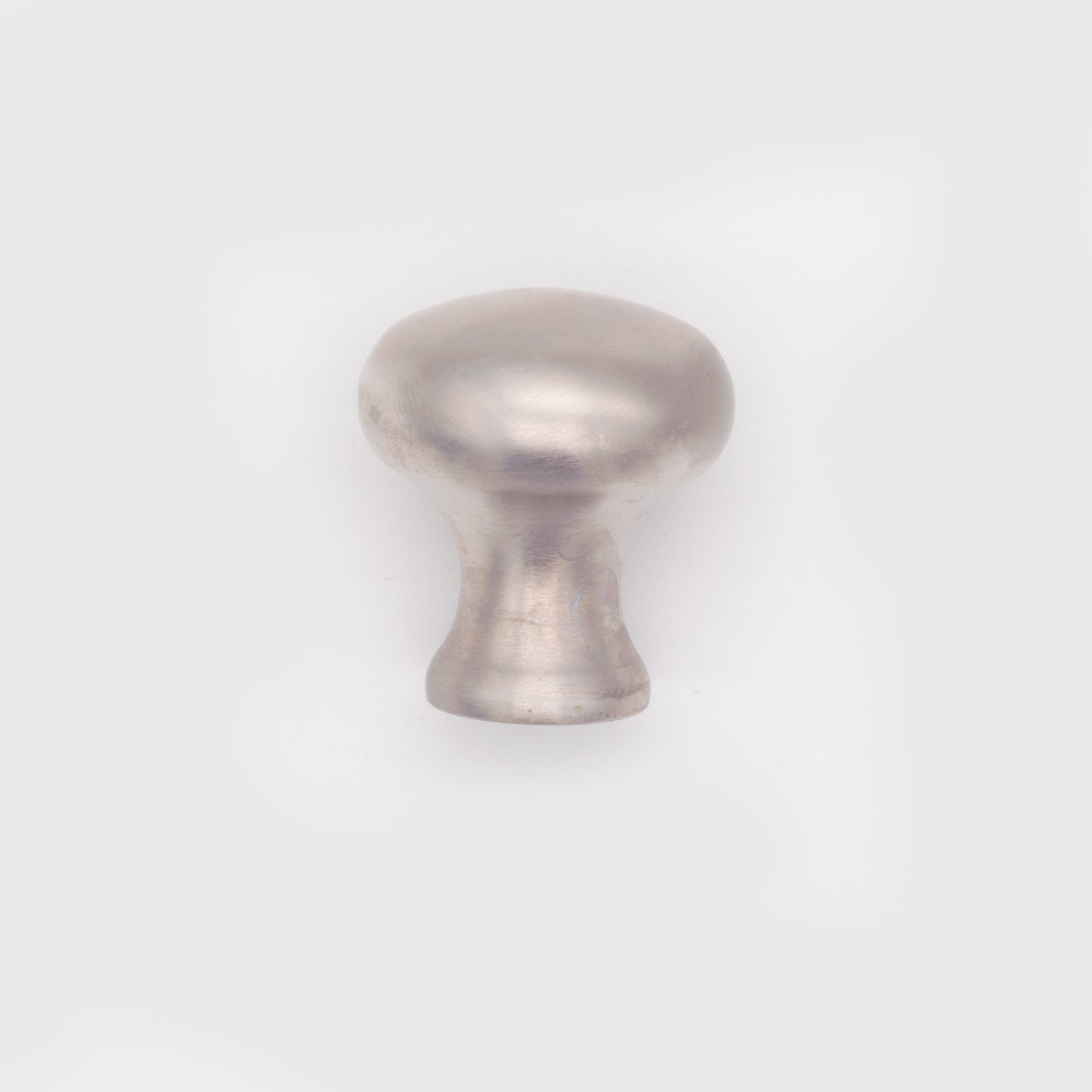 Plain Button Cabinet Knob Satin Nickel