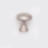 Plain Button Cabinet Knob Satin Nickel