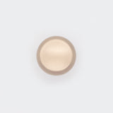 Decorative Button Cabinet Knob Satin Brass