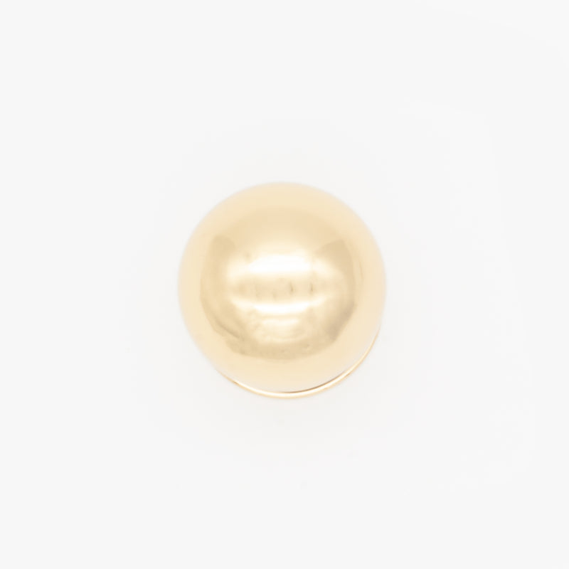 Globe Cabinet Knob Polished Brass