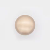 Plain Button Cabinet Knob Satin Brass