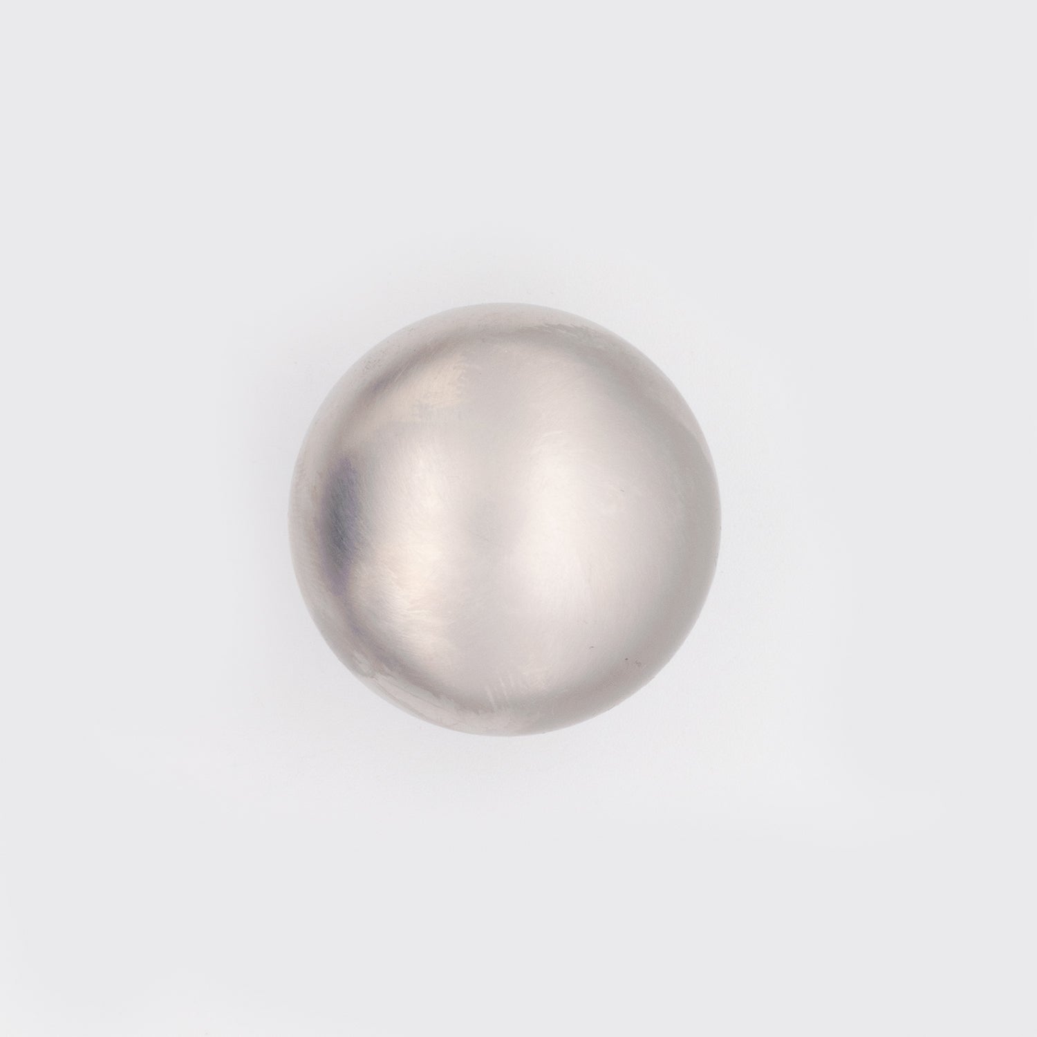 Plain Button Cabinet Knob Satin Nickel