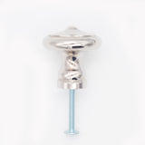 Cottage Cabinet Knob Polished Chrome