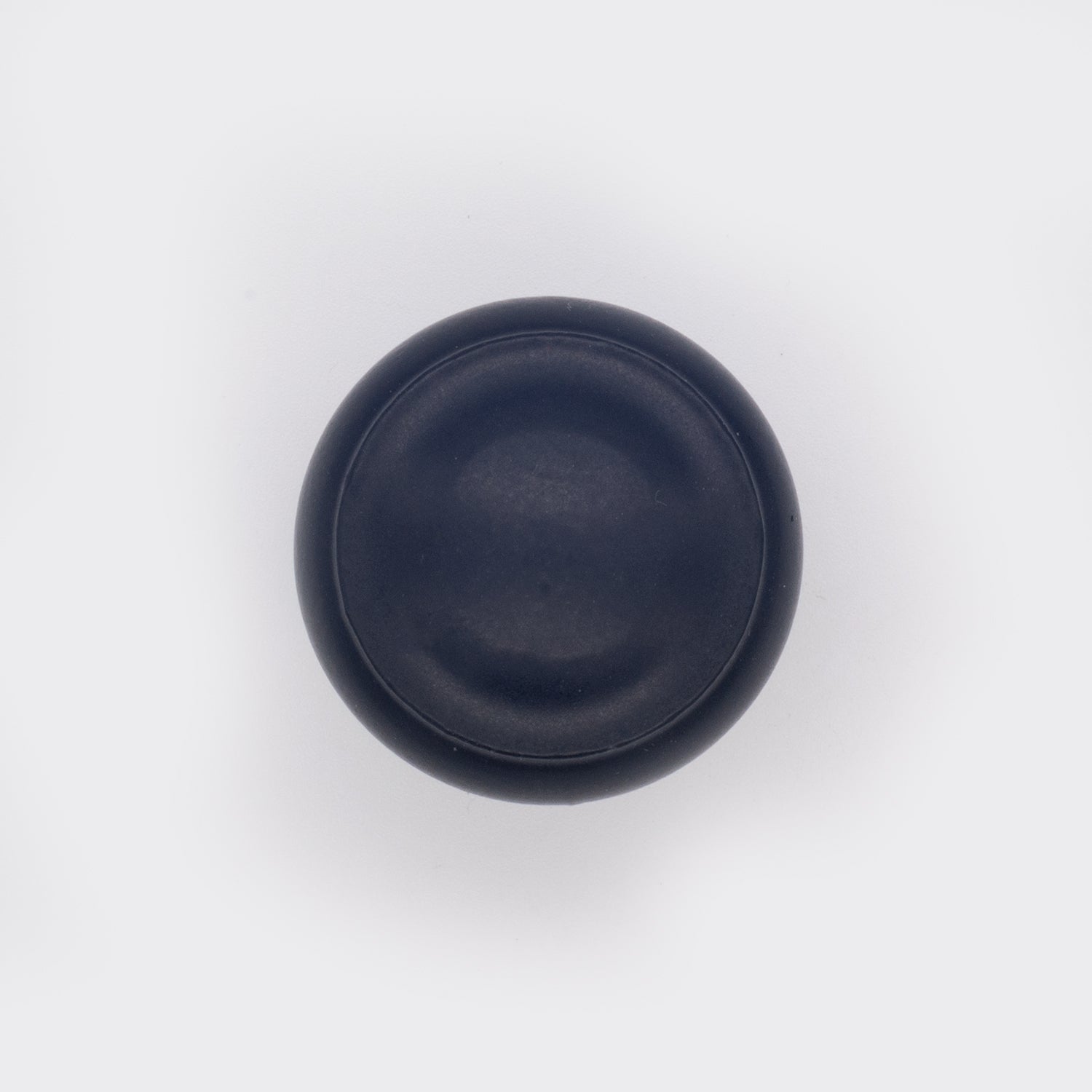 Decorative Button Cabinet Knob Black