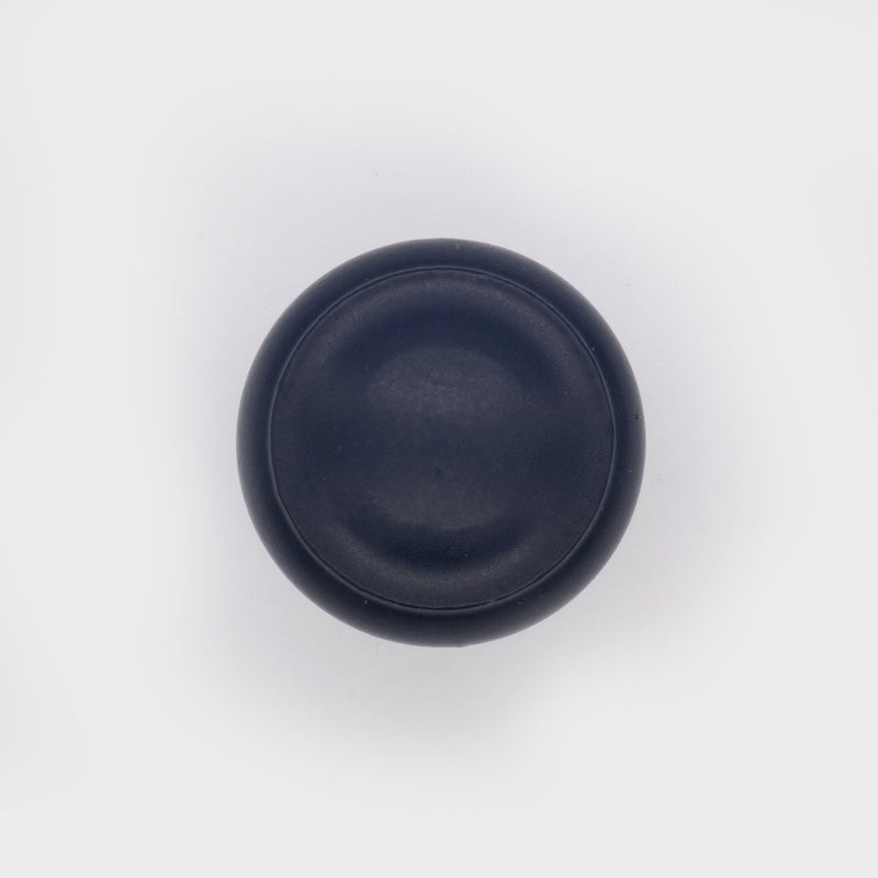 Decorative Button Cabinet Knob Black