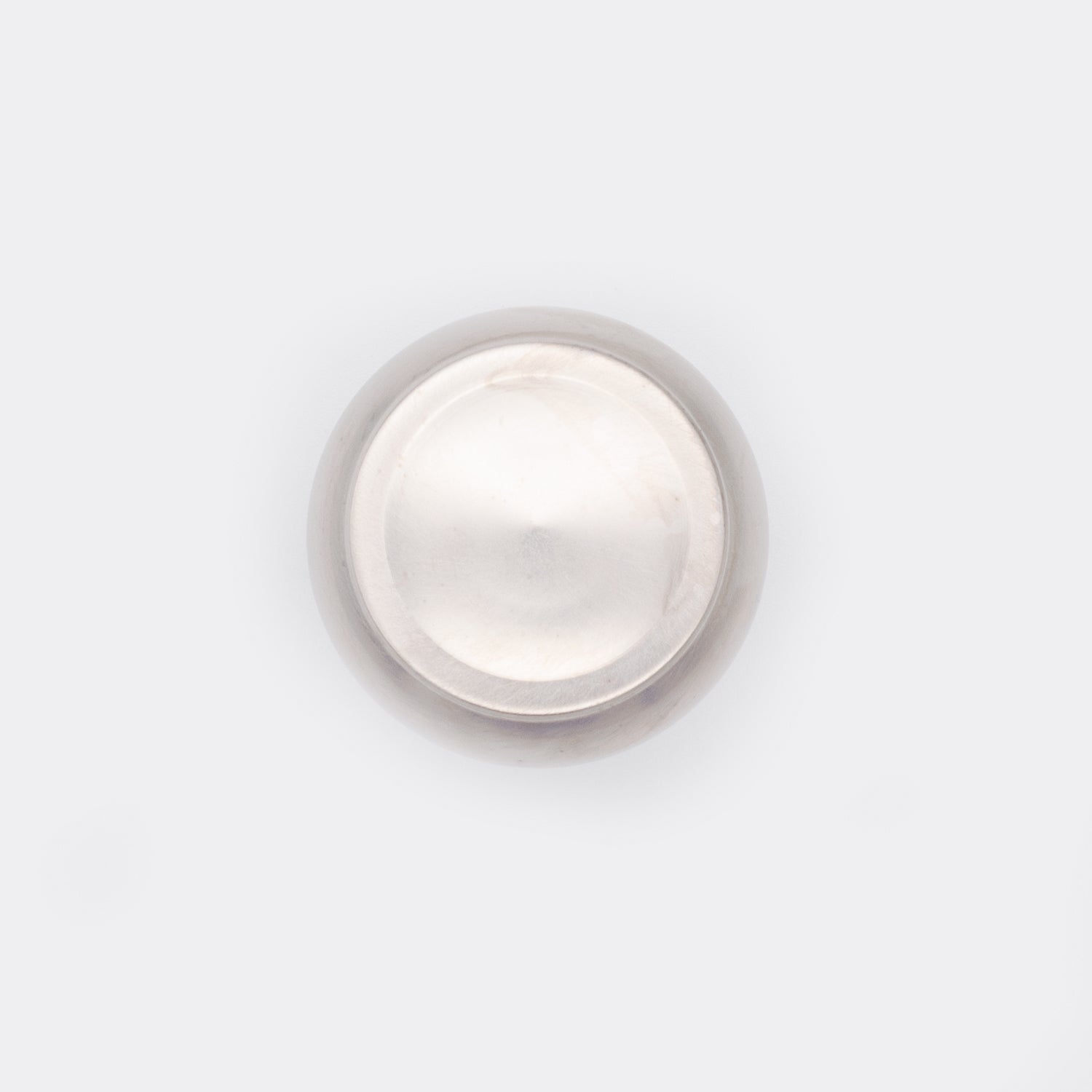 Decorative Button Cabinet Knob Satin Nickel