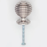 Beehive Cabinet Knob Polished Nickel
