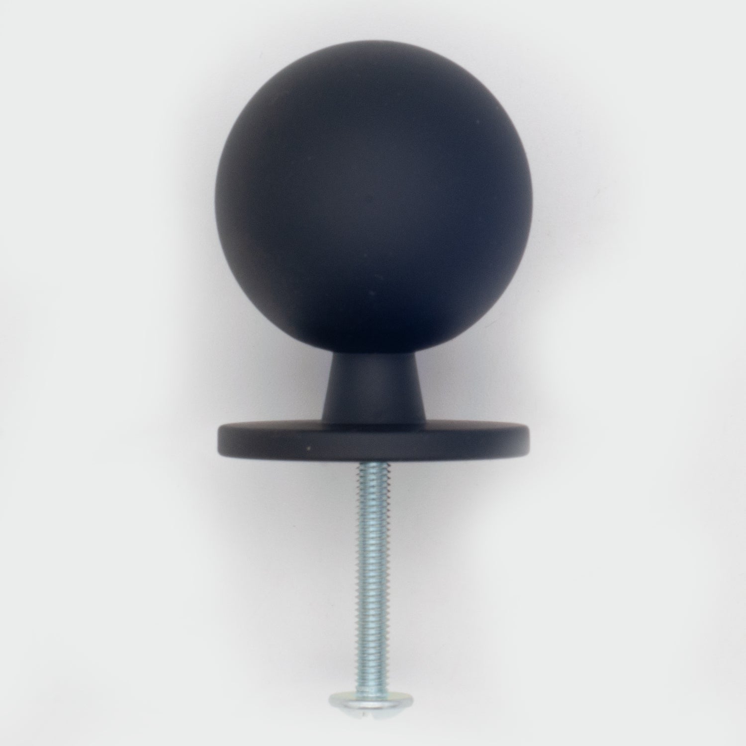 Globe Cabinet Knob Matt Black