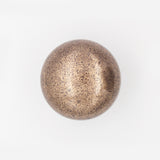 Plain Button Cabinet Knob Antique Brass
