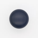 Plain Button Cabinet Knob Black