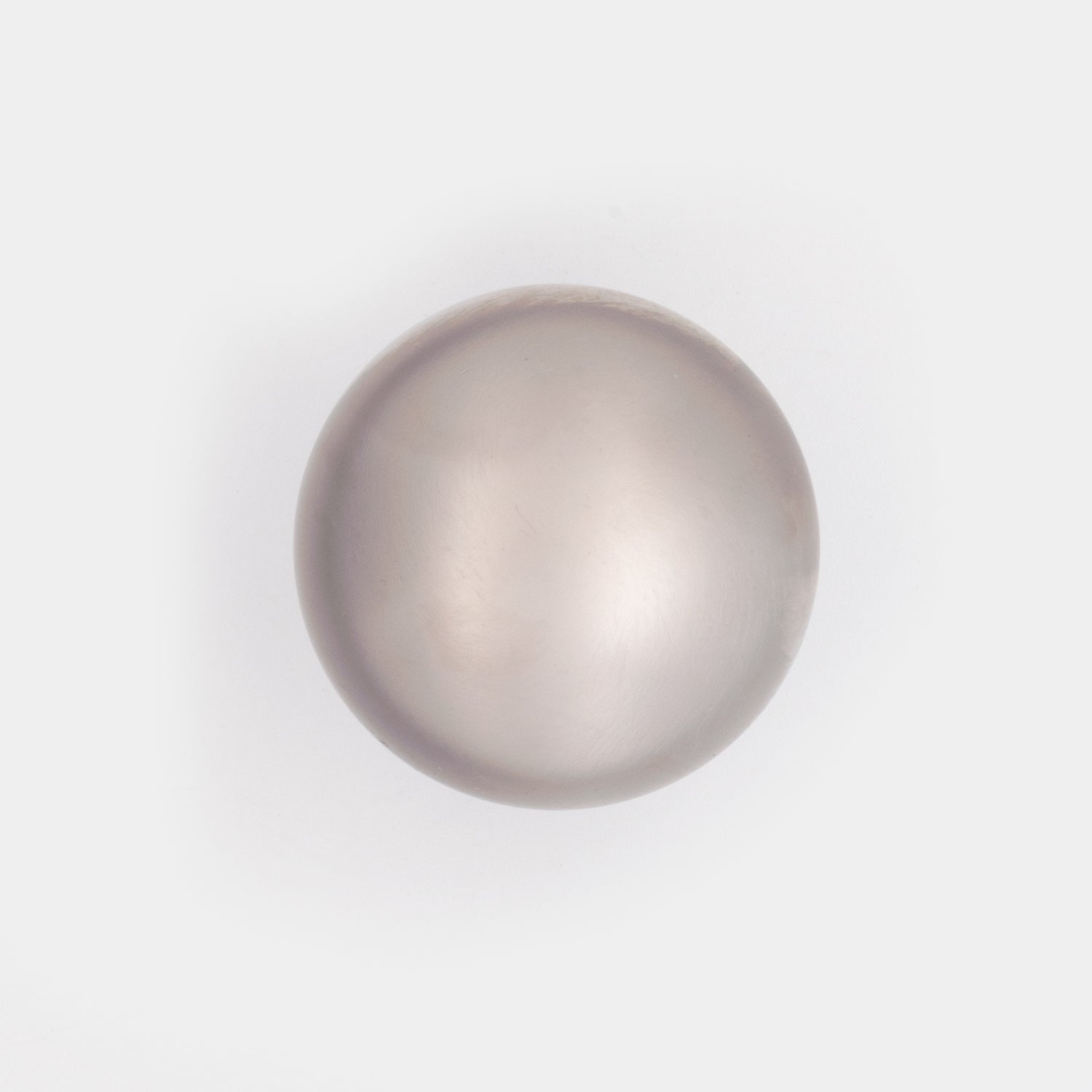 Plain Button Cabinet Knob Satin Nickel