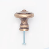 Cottage Cabinet Knob Antique Brass