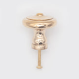 Cottage Cabinet Knob Polished Brass