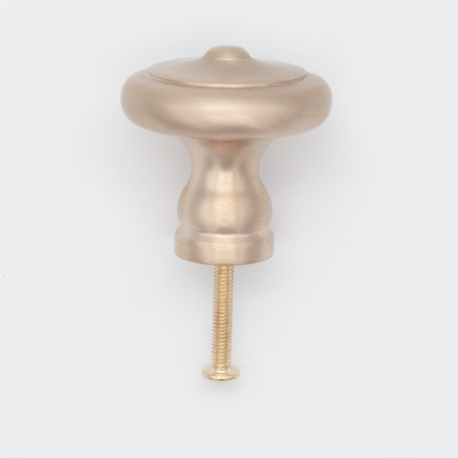 Cottage Cabinet Knob Satin Brass