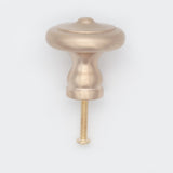 Cottage Cabinet Knob Satin Brass