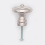 Cottage Cabinet Knob Satin Nickel