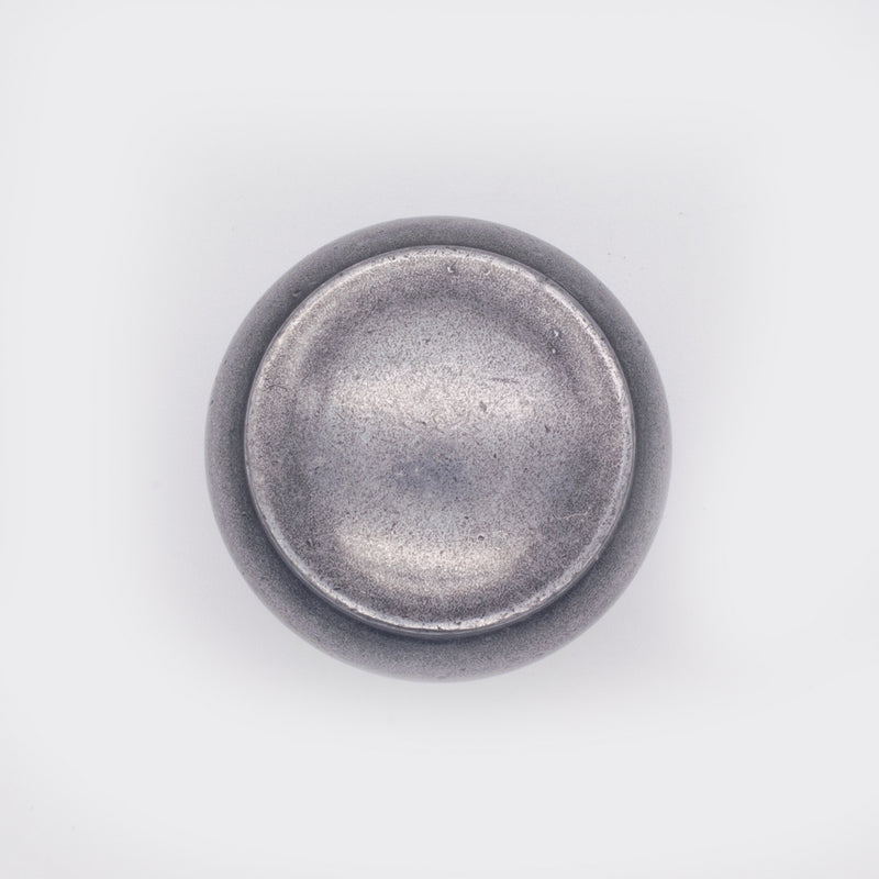 Decorative Button Cabinet Knob Patine