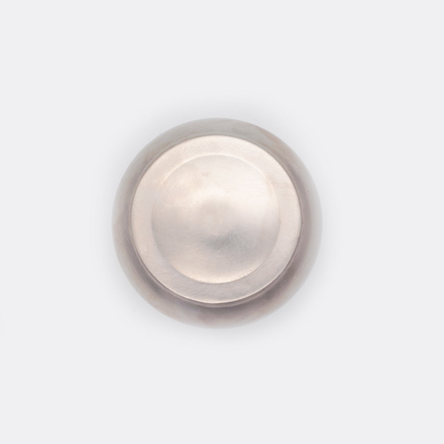 Decorative Button Cabinet Knob Satin Nickel