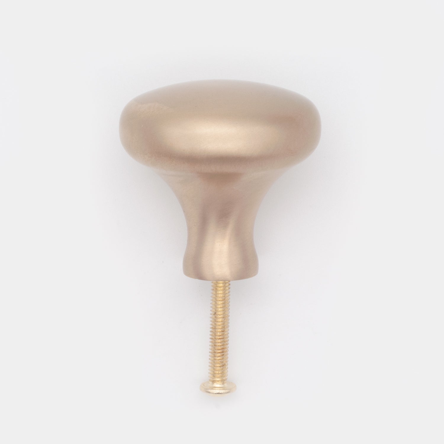 Woolston Round Cabinet Knob Satin Brass