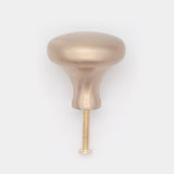 Woolston Round Cabinet Knob Satin Brass