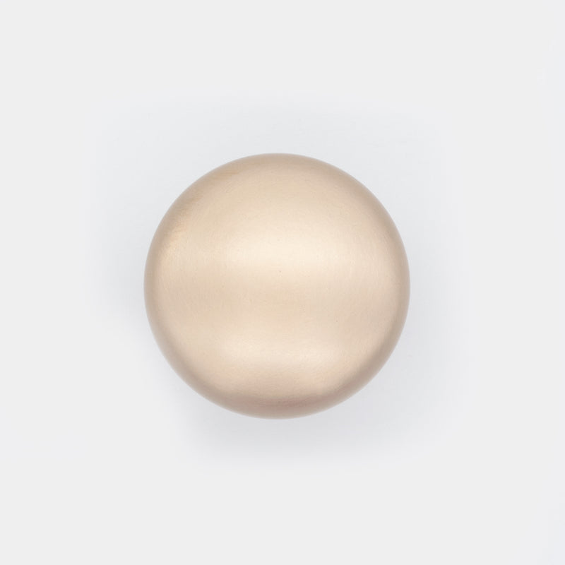 Woolston Round Cabinet Knob Satin Brass