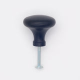 Woolston Round Cabinet Knob Matt Black