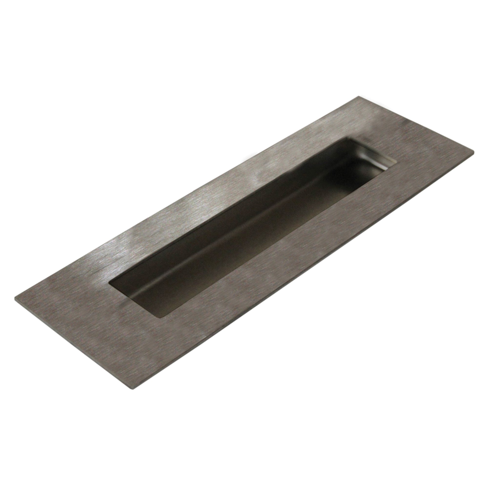 Flush Pull Rectangular Inset Handle Up to 1m - Stainless Steel