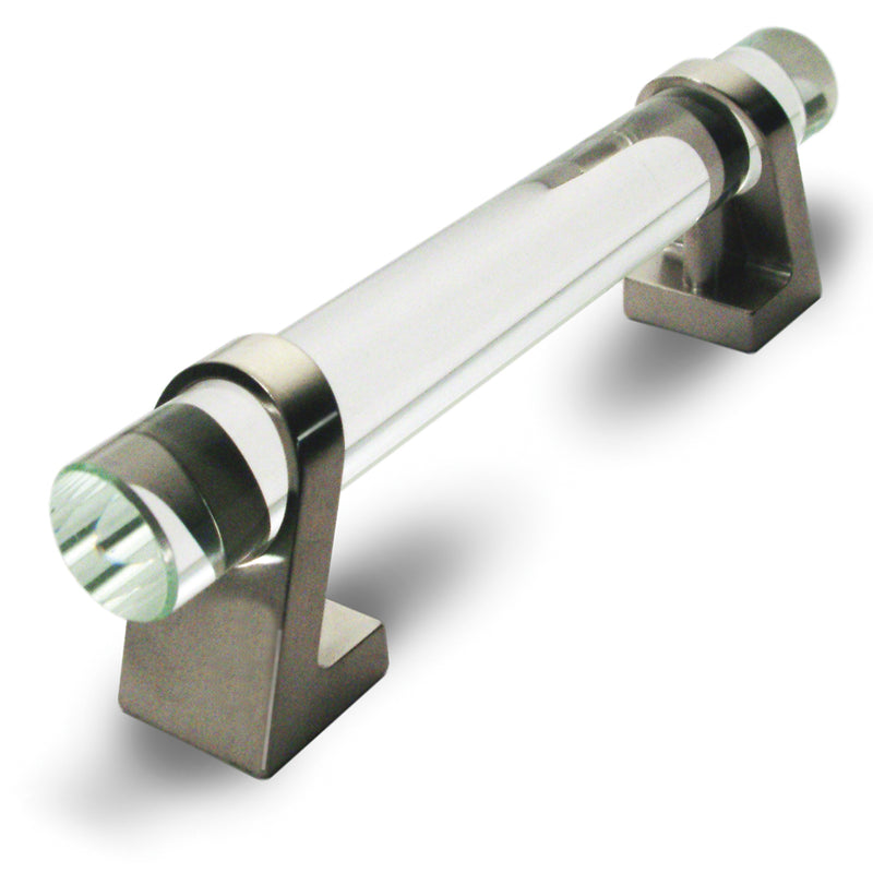 Hanoform Clear Glass Bar Cabinet Handle