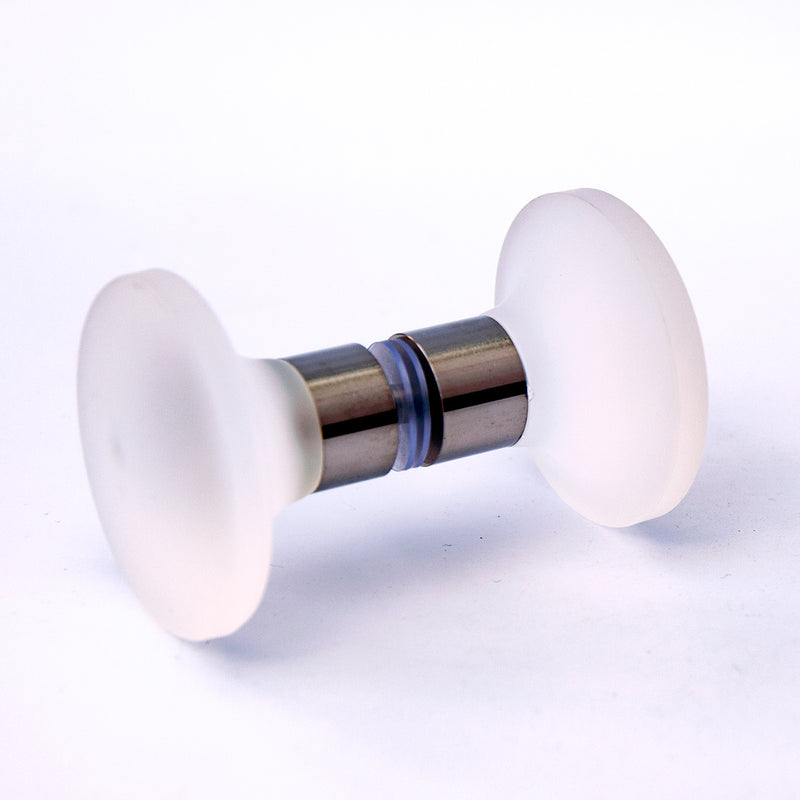 Disc Glass Knob Back To Back Set