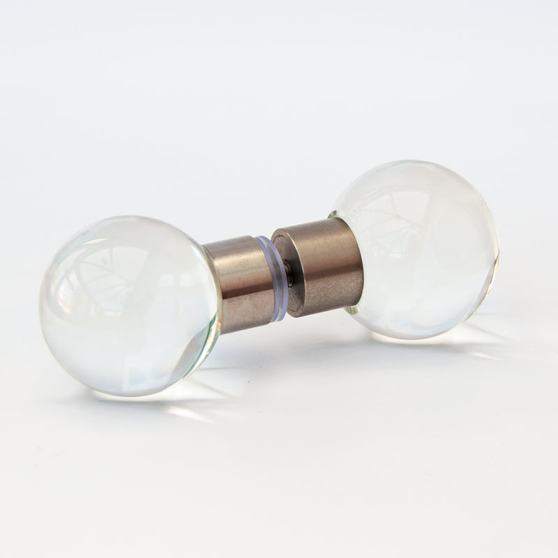 Rotondo Glass Knob Back To Back Set