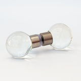 Rotondo Glass Knob Back To Back Set