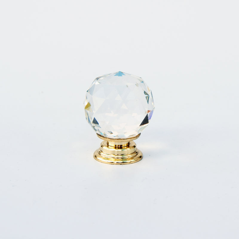 Cut Crystal Glass Knob