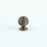 Beehive Cabinet Knob Burnished Copper