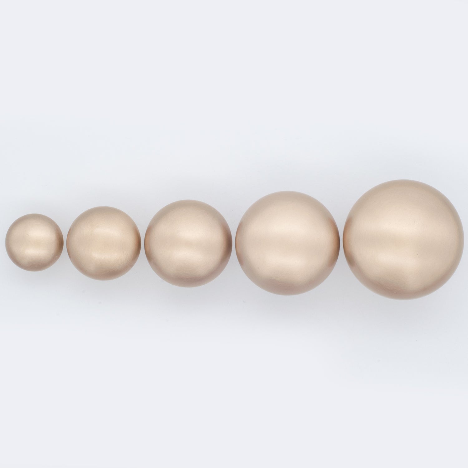 Plain Button Cabinet Knob Satin Brass