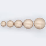 Plain Button Cabinet Knob Satin Brass