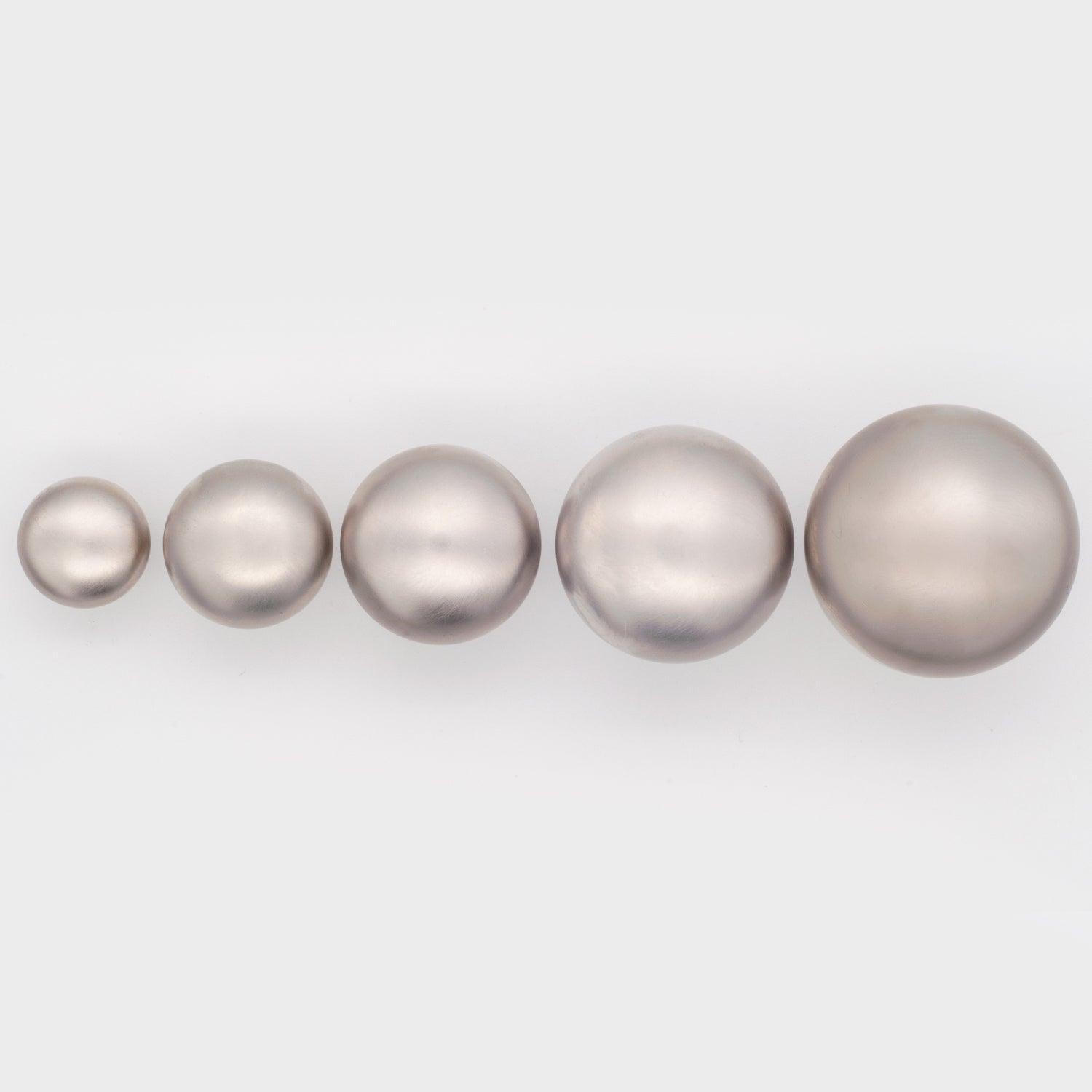 Plain Button Cabinet Knob Satin Nickel