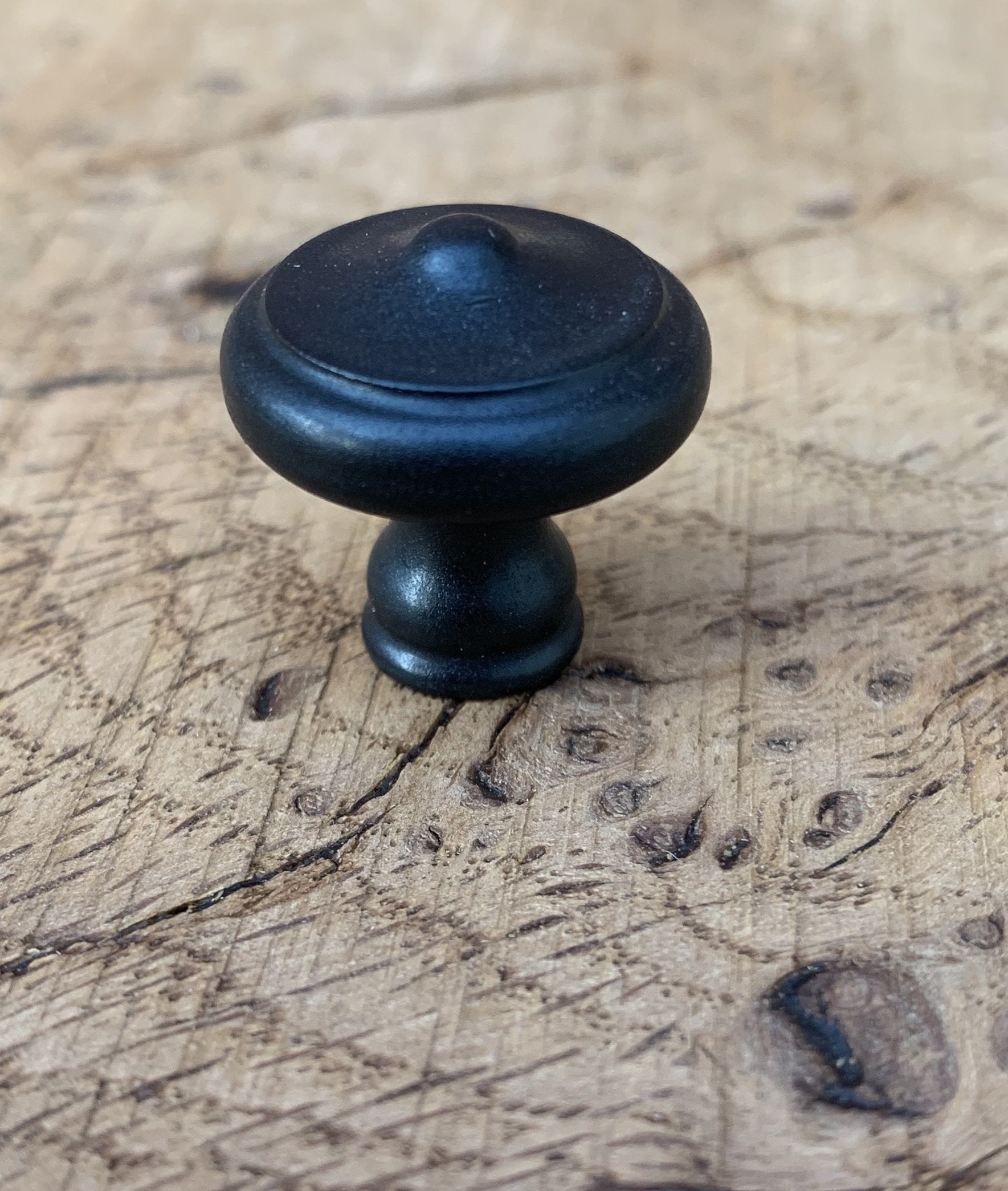 Cottage Cabinet Knob Black