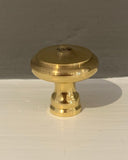 Cottage Cabinet Knob Polished Brass