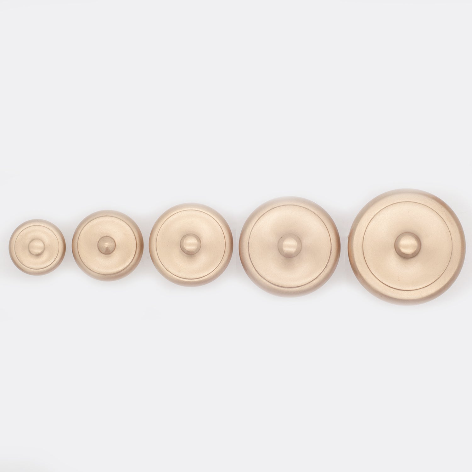 Cottage Cabinet Knob Satin Brass