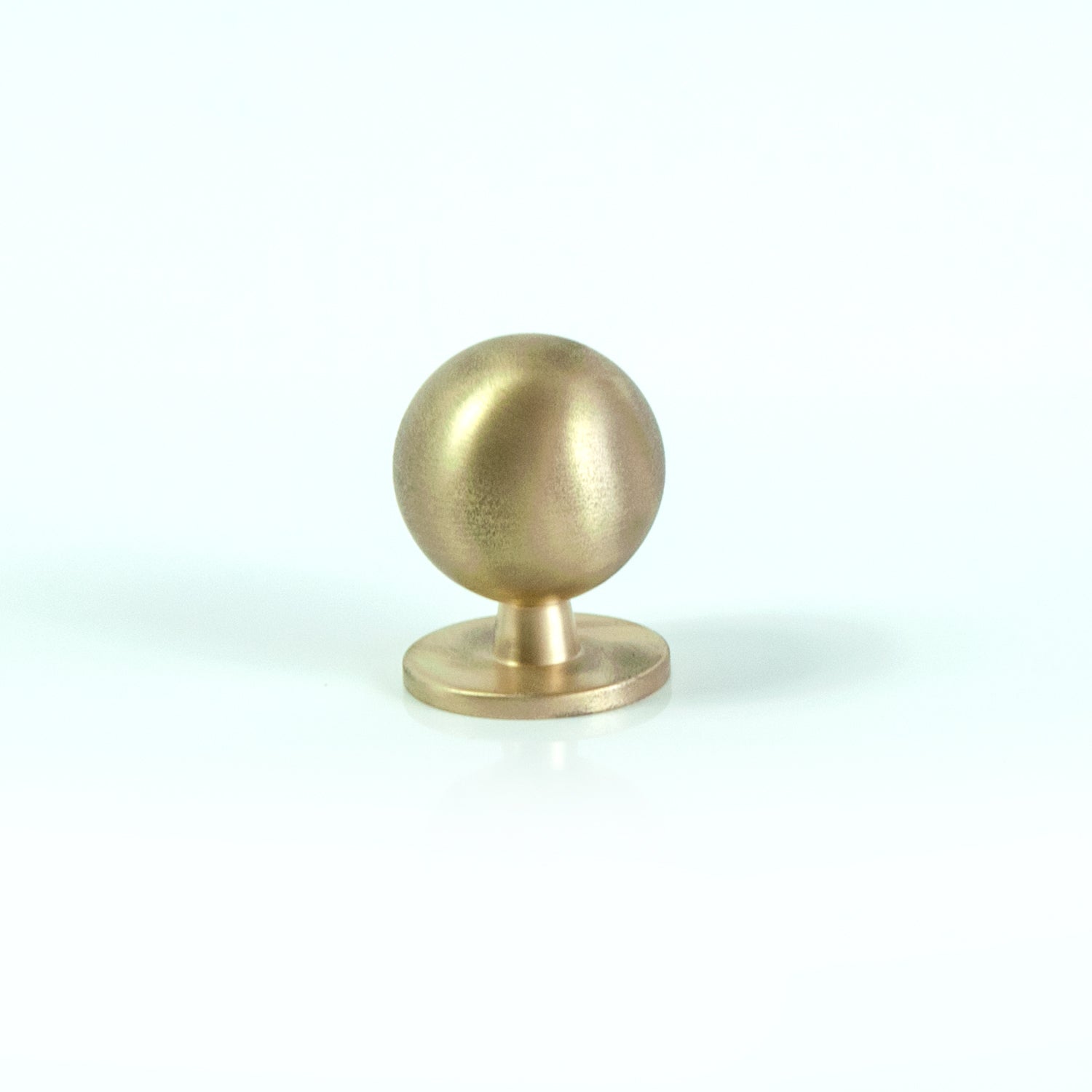 Globe Cabinet Knob Satin Brass