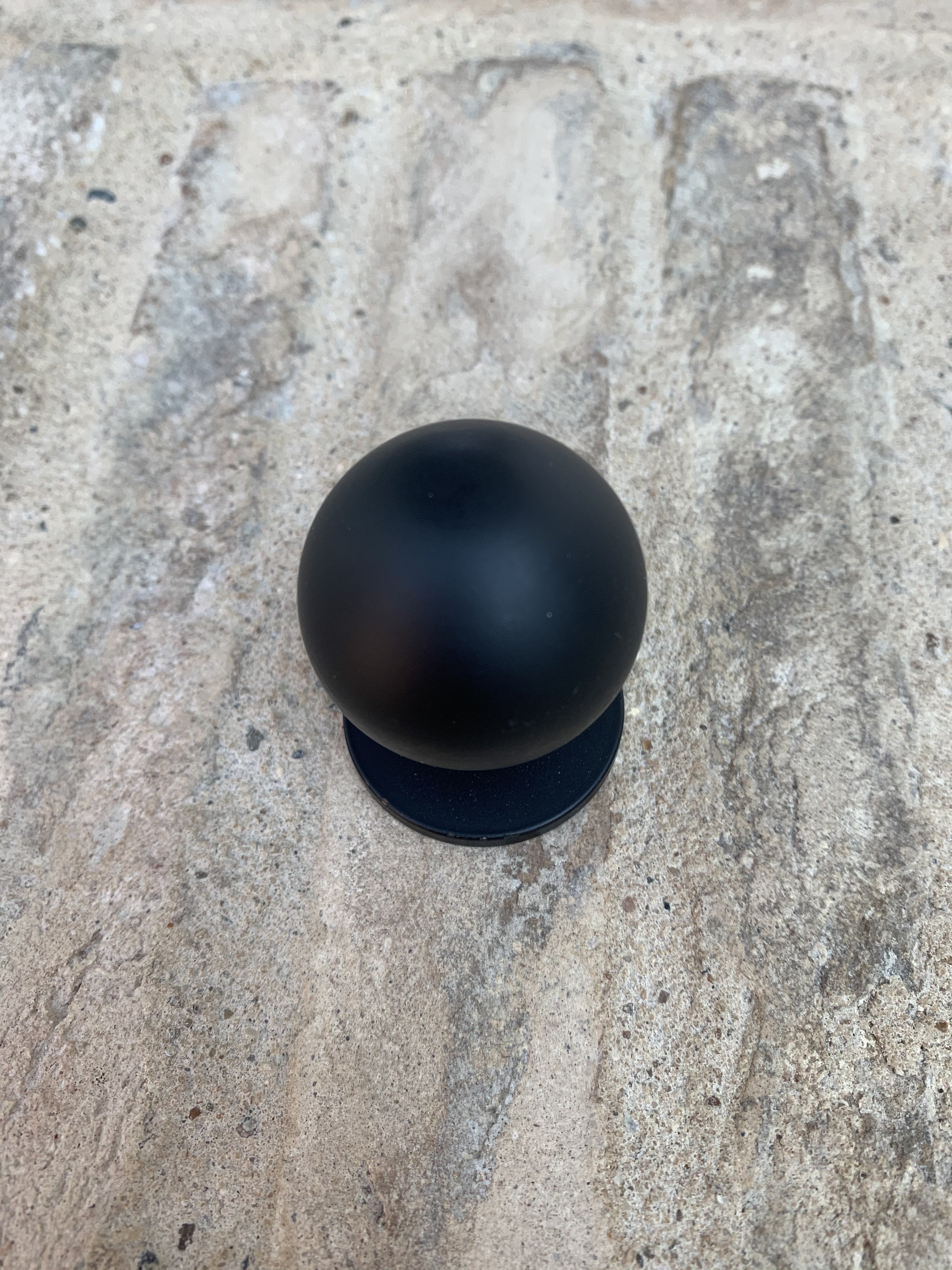 Globe Cabinet Knob Matt Black