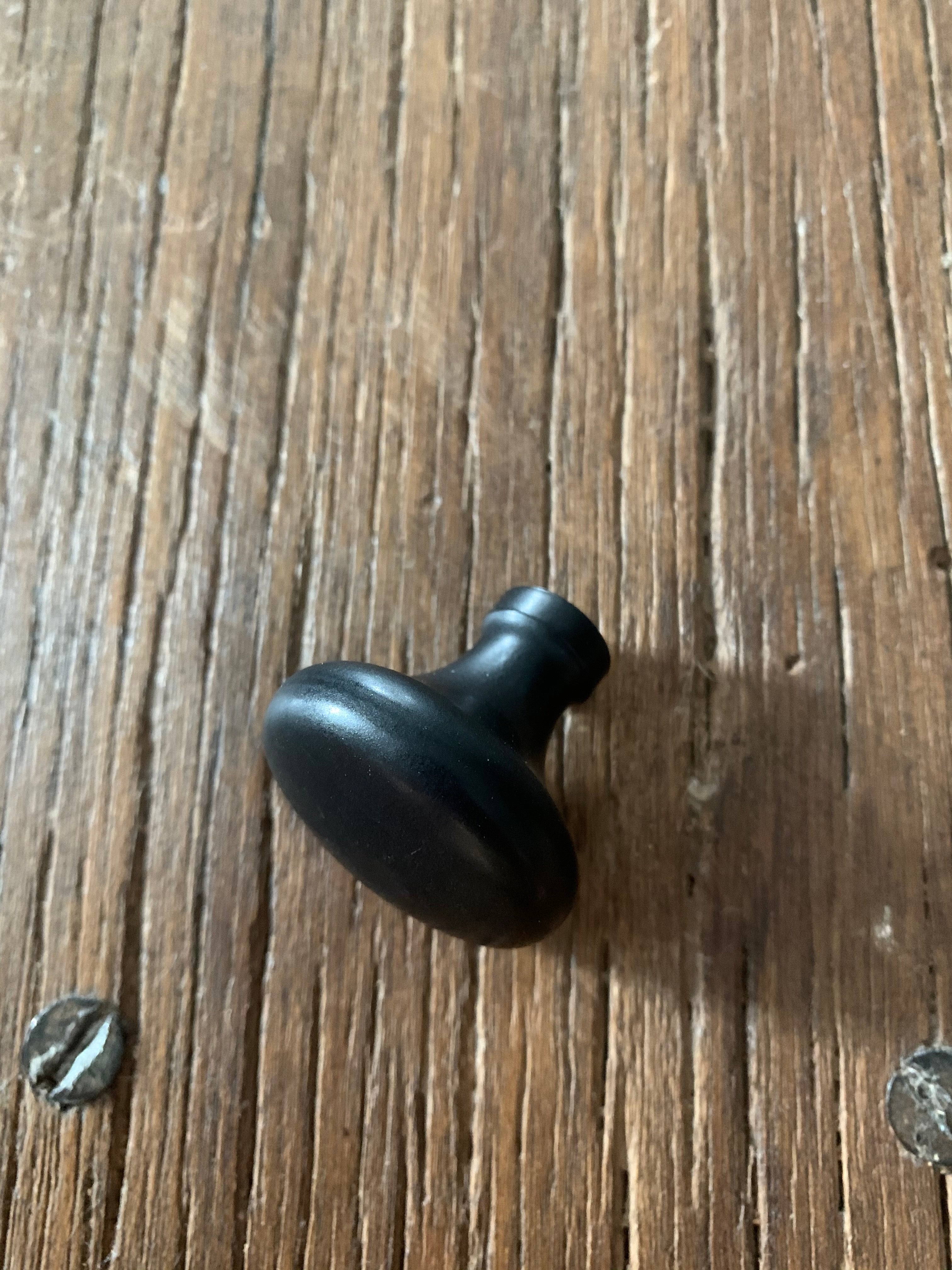 Woolston Round Cabinet Knob Matt Black